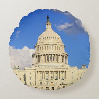 US Capitol Building, Washington DC, USA Round Cushion
