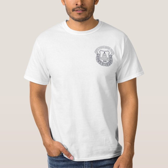 US Capitol Police Bagpipes T-Shirt (Front)
