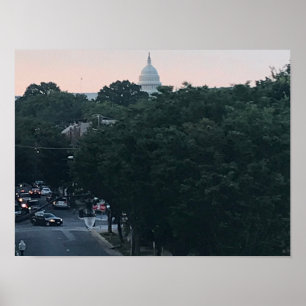 US Capitol Washington DC Poster