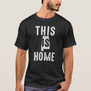 US Citizen Proud America State Flag This Home Alab T-Shirt