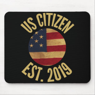 Us Citizenship 2019 Gif American Flag Usa Mouse Mat