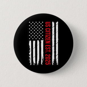 Us Citizenship Decoration American New Usa Citizen 6 Cm Round Badge