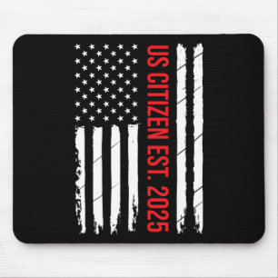 Us Citizenship Decoration American New Usa Citizen Mouse Mat