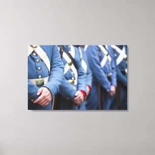 US Civil War-era Marines, military Canvas Print
