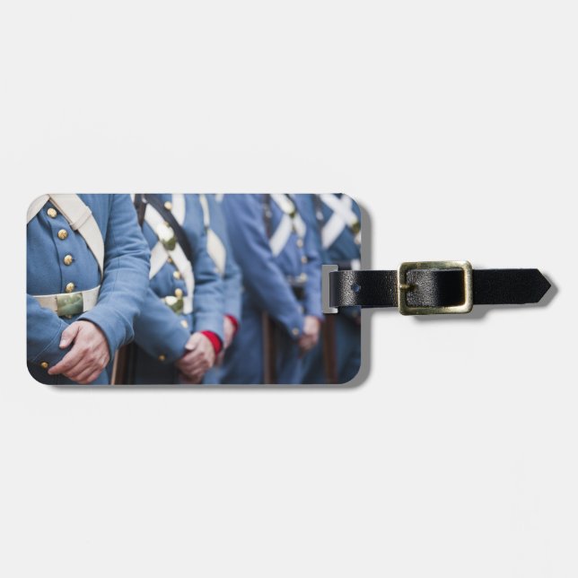 US Civil War-era Marines, military Luggage Tag (Front Horizontal)