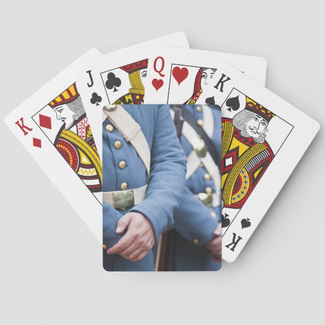 US Civil War-era Marines, military Playing Cards (Back)