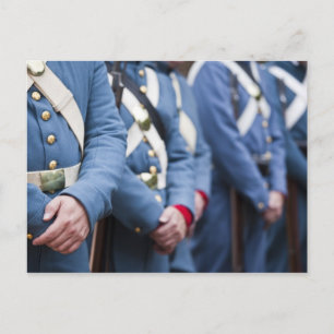 US Civil War-era Marines, military Postcard
