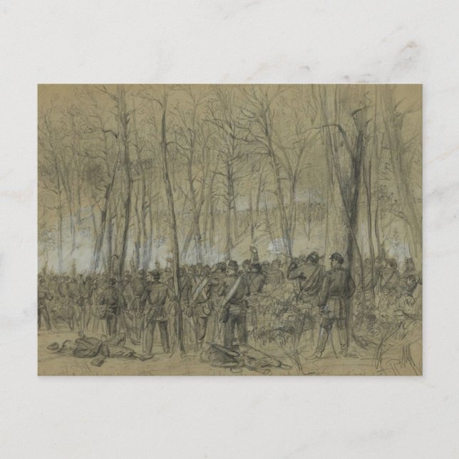 US Civil War: The Wilderness Postcard (Front)