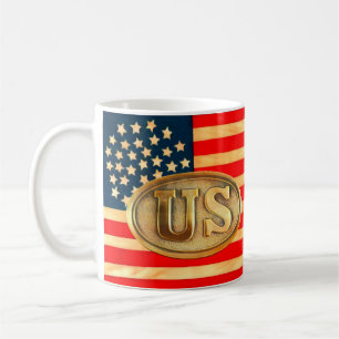 US Civil War Union "Federal" belt buckle Coffee Mug