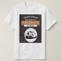 US coach travel poster