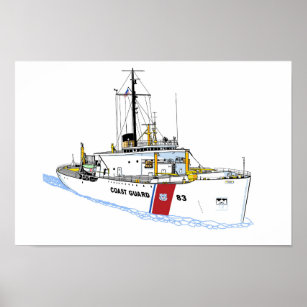 US Coast Guard Cutter Mackinaw (WAGB-83) midcareer Poster