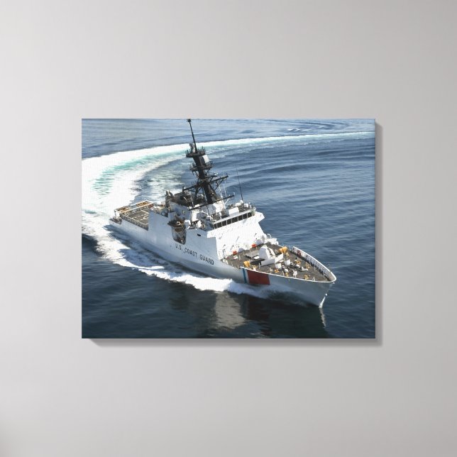 US Coast Guard Cutter Waesche 2 Canvas Print (Front)