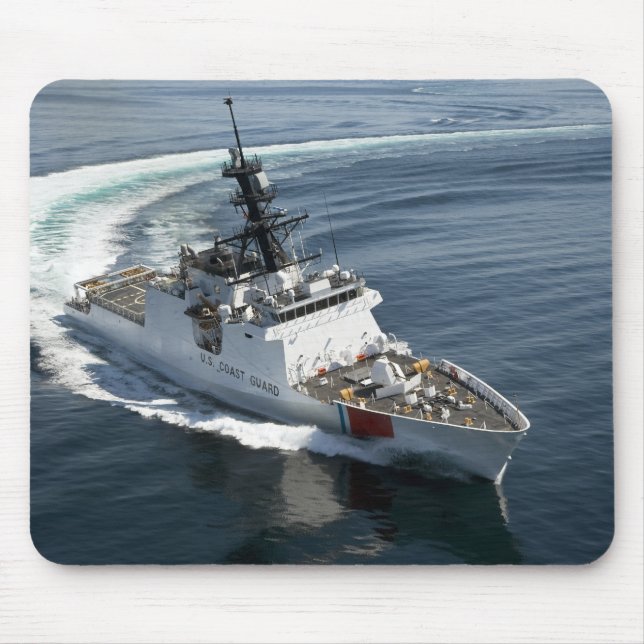 US Coast Guard Cutter Waesche 2 Mouse Mat (Front)