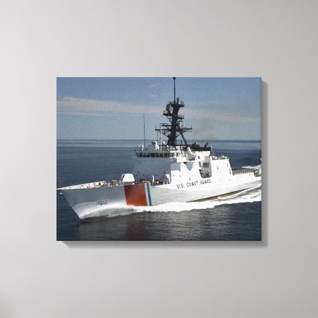 US Coast Guard Cutter Waesche Canvas Print (Front)