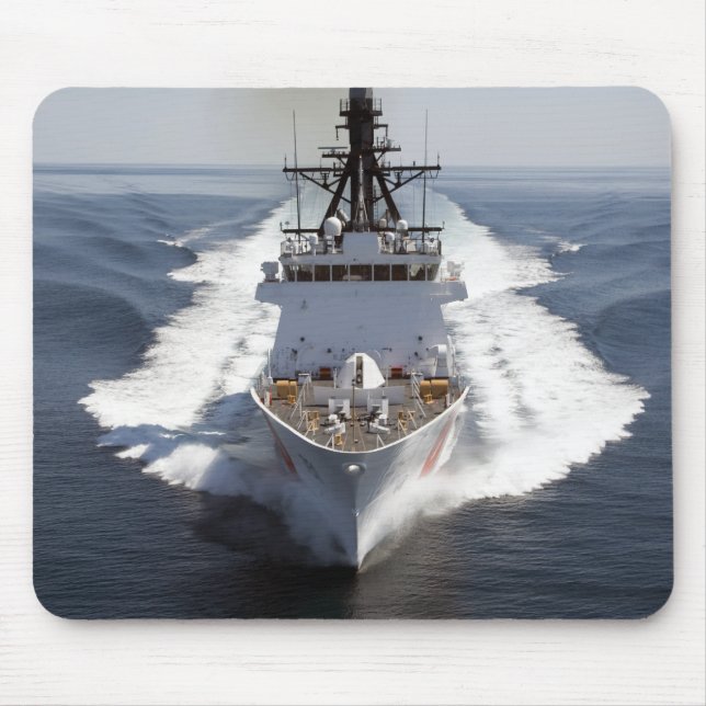 US Coast Guard Cutter Waesche Mouse Mat (Front)