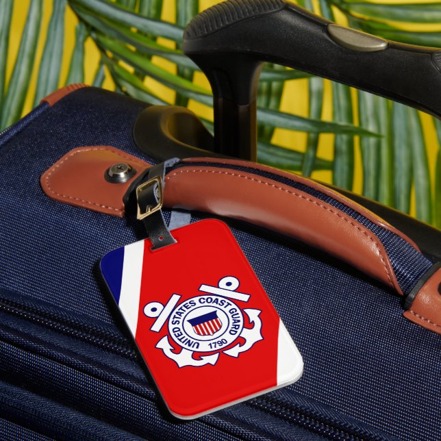 US Coast Guard Emblem  Luggage Tag (Front Insitu 1)