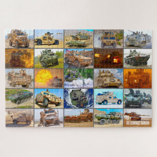 US COMBAT ARMOR “MONTAGE” JIGSAW PUZZLE
