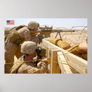 US COMBAT PERSONNEL POSTER