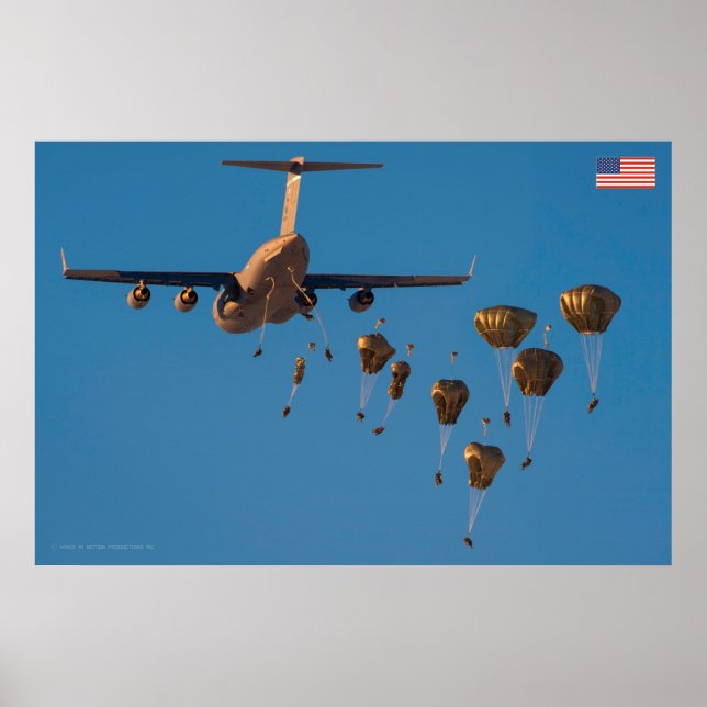 US COMBAT PERSONNEL POSTER (Front)