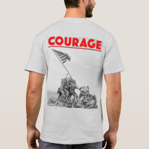 US COMBAT SQUAD COURAGE - Battle of Iwo Jima T-Shirt