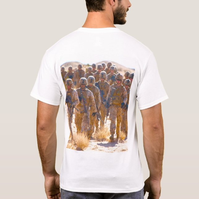 US COMBAT SQUAD - On Patrol T-Shirt (Back)