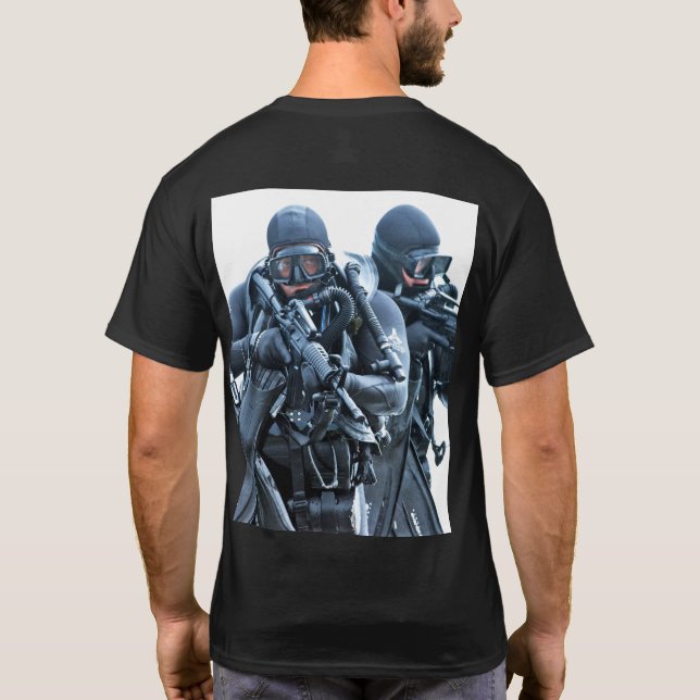 US COMBAT SQUAD - US Special Ops T-Shirt (Back)