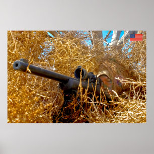 US COMBAT WOMEN POSTER