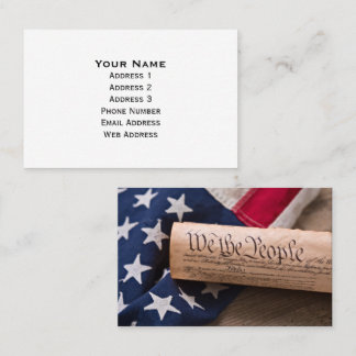 US Constitution Business Card