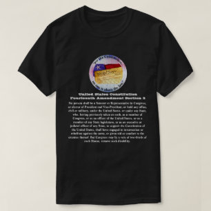 US Constitution Fourteenth Amendment Section 3 T-Shirt