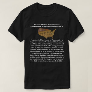 US Constitution Fourteenth Amendment Section 3 T-Shirt