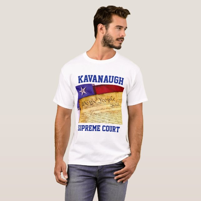 US CONSTITUTION Judge Brett Kavanaugh SCOTUS T-Shirt (Front Full)