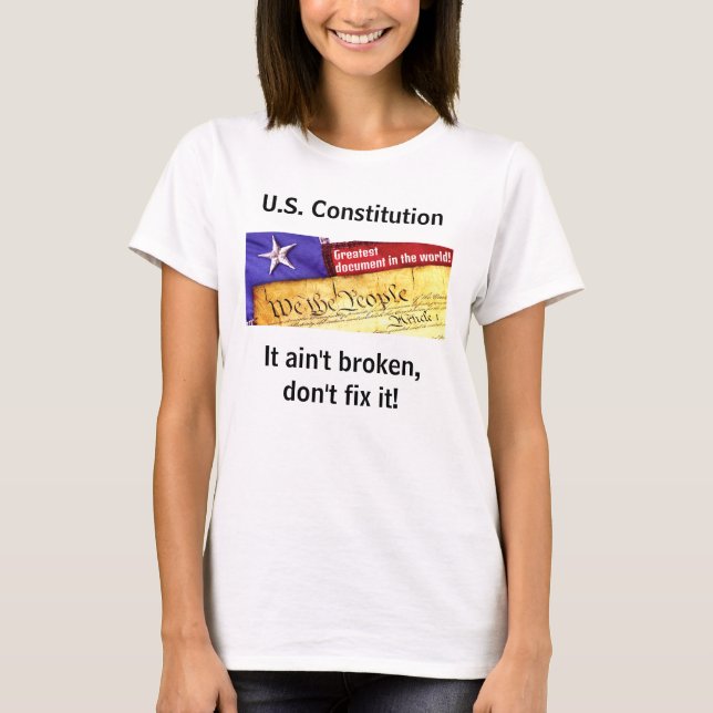 US Constitution (light) T-Shirt (Front)
