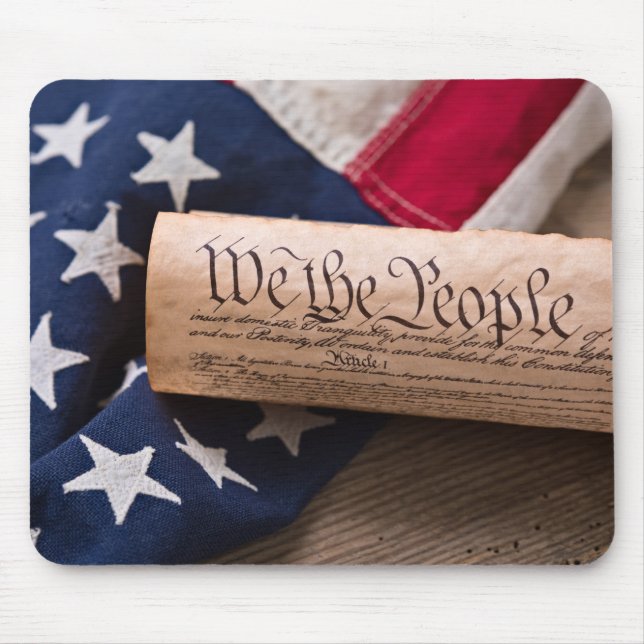 US Constitution Mouse Mat (Front)