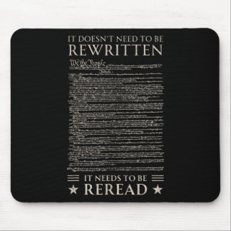 Us Constitution Needs To Be Reread We The People 4 Mouse Mat