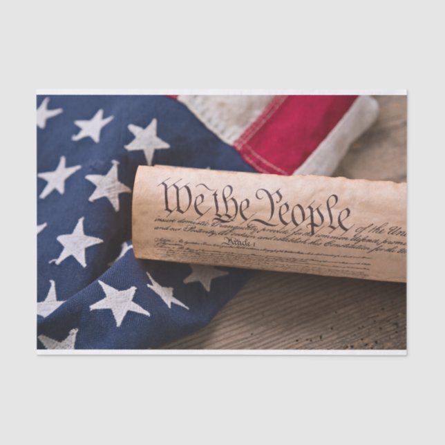 US Constitution Tissue Paper (Front)