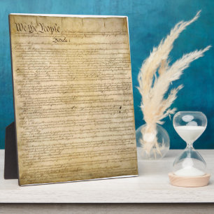 US Constitutional Freedoms - Know Your Rights! Plaque