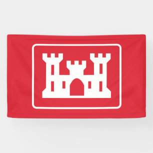 US Corps of Engineers DOD Military Banner