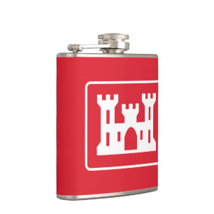 US Corps of Engineers DOD Military Hip Flask