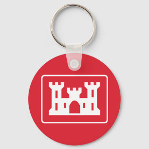 US Corps of Engineers DOD Military Key Ring