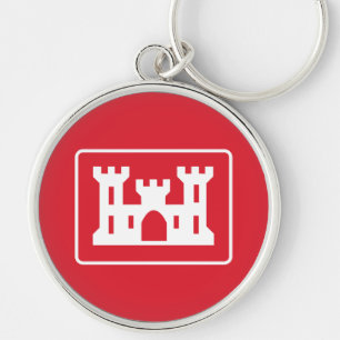 US Corps of Engineers DOD Military Key Ring