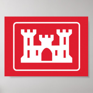 US Corps of Engineers DOD Military Poster