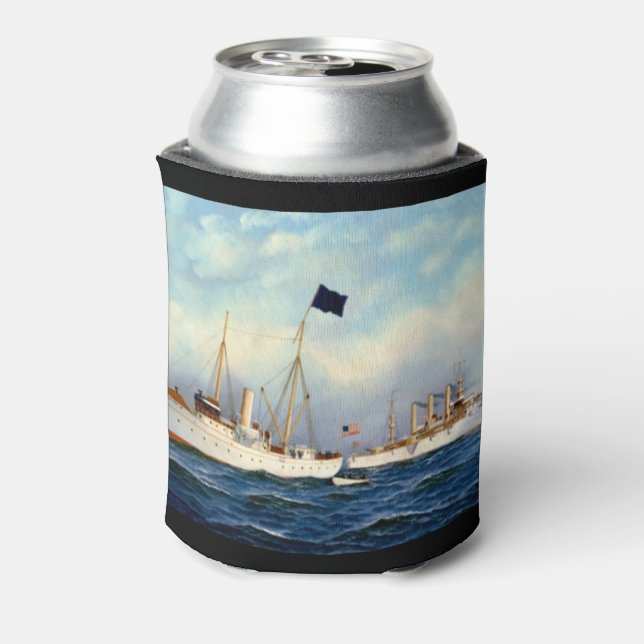 US Cruiser Brooklyn 1897 Can Cooler (Can Back)