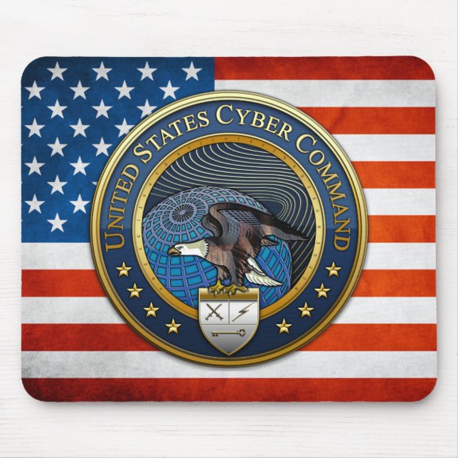 US Cyber Command Mouse Mat (Front)