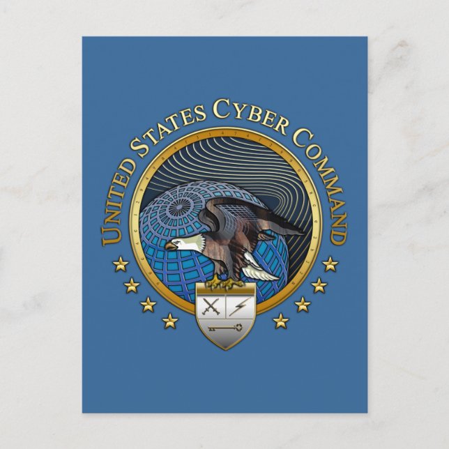 US Cyber Command Postcard (Front)