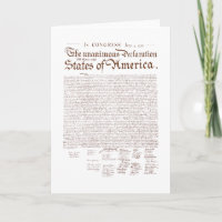US Declaration of Independence