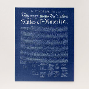 US Declaration of Independence Jigsaw Puzzle