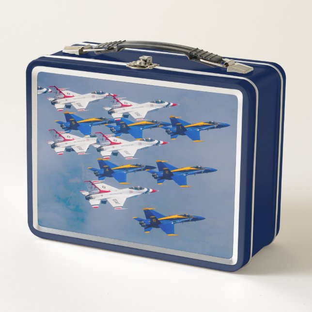 US DEMO TEAMS SALUTE! METAL LUNCH BOX (Front)