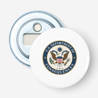 US Department of Consequences hat Bottle Opener