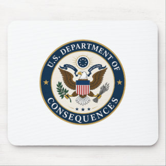 us department of consequences mouse pad