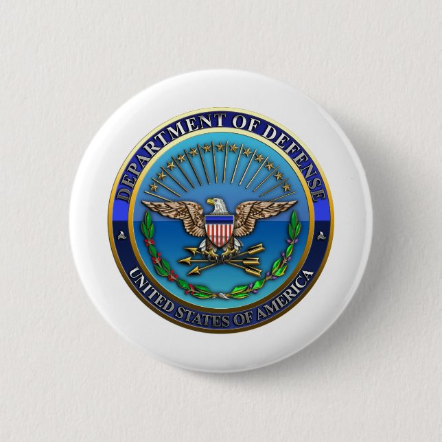 US Department of Defence (DoD) 6 Cm Round Badge (Front)